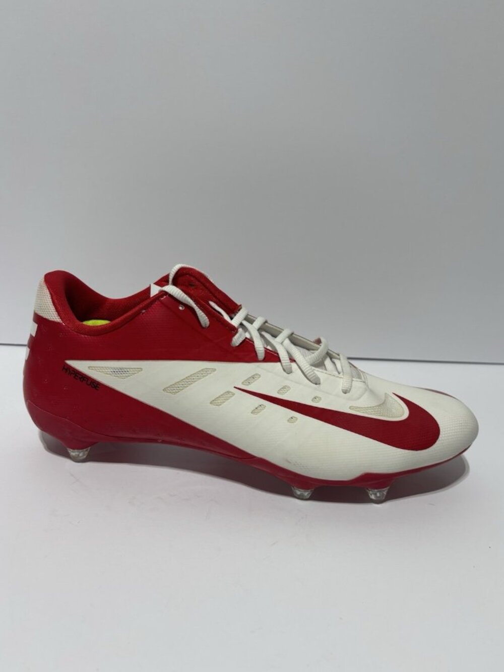 Nike Men’s Hyperfuse Vapor Elite Football Cleats Red, Size 14 M